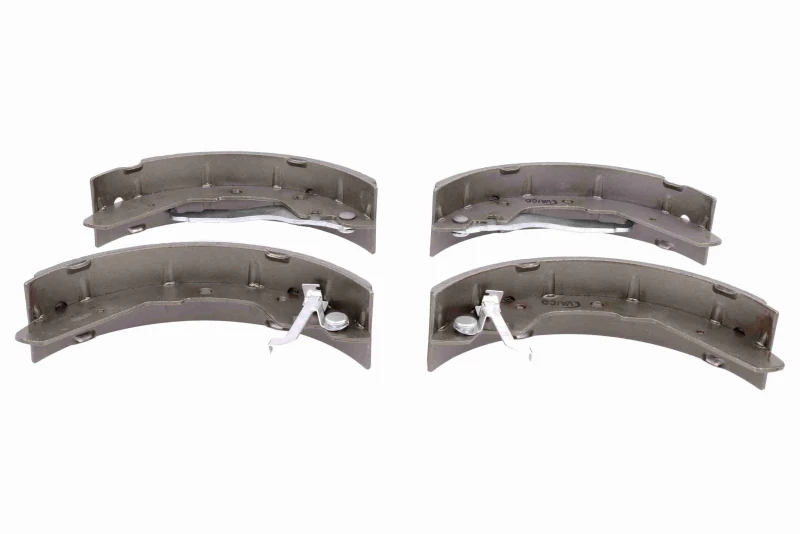 Image of VAICO V10-0459 Brake Shoes Q+, original equipment manufacturer quality, Rear Axle, Ø: 252mm, with lever Brake Shoe Set (70)