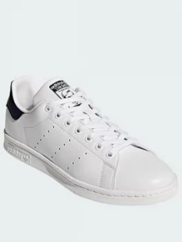 Image of adidas Originals Stan Smith Trainers - White/Navy, Size 10.5, Women