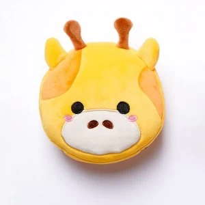 image of Relaxeazzz Cutiemals Giraffe Round Travel Pillow & Eye Mask