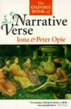 Image of The Oxford Book of Narrative Verse by Iona Archibald Opie and Peter Opie Paperback