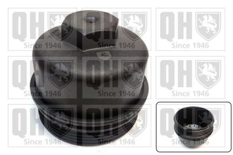 Image of QUINTON HAZELL Oil filter housing cap QUINTON HAZELL QOC1037