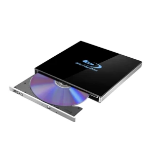 image of LiteOn EB1 Black Ultra Slim External USB 3.0 4K Ultra HD Bluray/DVD Writer