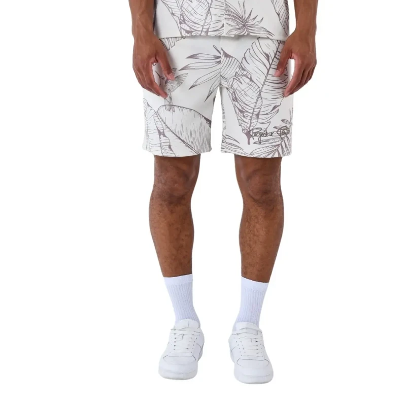 Image of Project X Paris Printed shorts Project X Paris Luxuriant Gris Male S