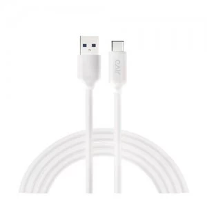 image of Jivo USB Type C To USB A 1.8 M-Wht