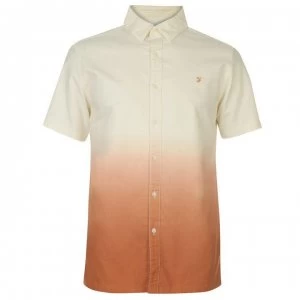 Image of Farah Vintage Farah Matthias Short Sleeve Shirt Mens - 808 GOLDFISH