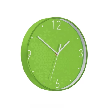 Leitz WOW Wall Clock 290x290x43mm Green Ref 90150054