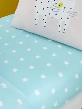 Image of Catherine Lansfield Kids Cute Cats Sheeting Db, Multi, Size Double