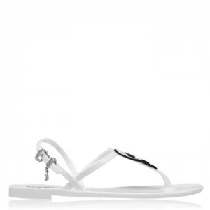 image of Karl Lagerfeld Sandals - White Rubber