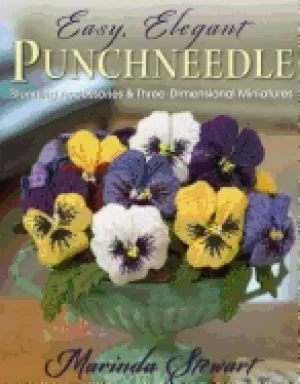 Image of easy elegant punchneedle stunning accessories and three dimensional miniat
