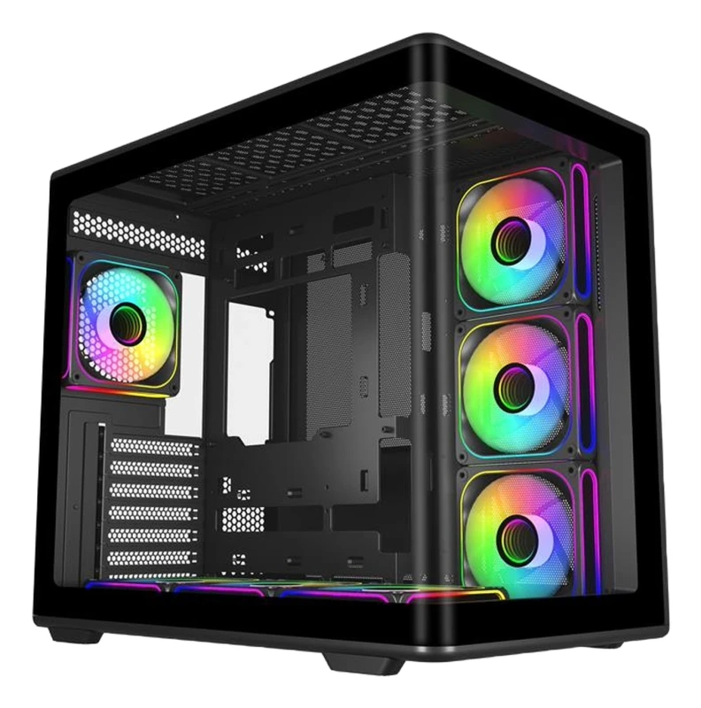 Image of Cooler Master Elite 600 Midi Tower Black. Transparent
