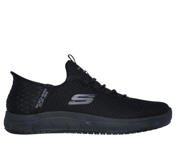 Image of Skechers Mens Summits Colsin Work Shoes UK Size 6 (EU 39.5) Black SKE2233-BBK-6