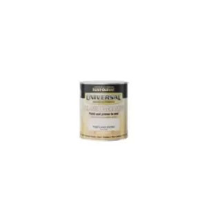 Image of Rust-oleum - Universal All Surface Brush on Paint - Satin - Portland Stone - 250ml - Portland Stone