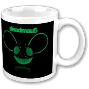 Image of Deadmau5 - Green Disco-Ball Head Boxed Standard Mug