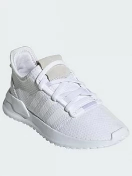 Image of adidas Originals U_Path Run Childrens Trainers - White/White, Size 11