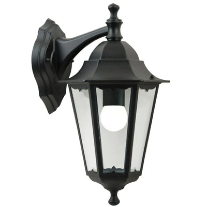 Image of Nordlux Vintage Outdoor Wall Light Black Aluminium E27 Weatherproof - Mains Powered, IP44 Black Unisex