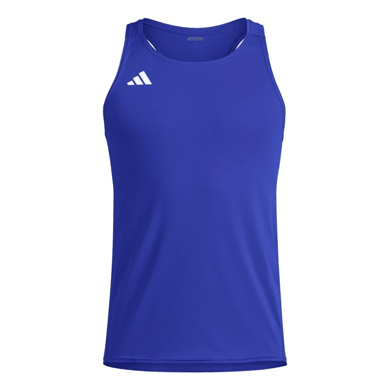 Image of adidas Adizero Essentials Running Tank Top Mens - Blue Blue M
