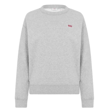 Image of Levis Standard Crew Sweater - HEATHER GREY