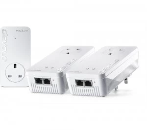 image of DEVOLO Magic 1 8369 WiFi Powerline Adapter Kit - Triple Pack