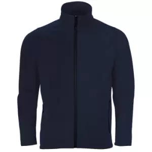 Image of SOLS Mens Race Full Zip Water Repellent Softshell Jacket (3XL) (French Navy)