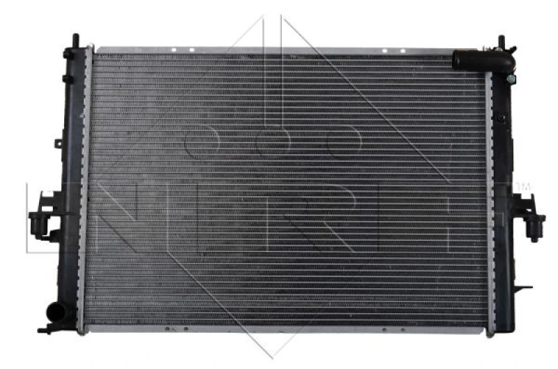 Image of NRF 55319 Engine radiator Brazed cooling fins, Aluminium, with mounting parts Aluminium Radiator,engine cooling (470)
