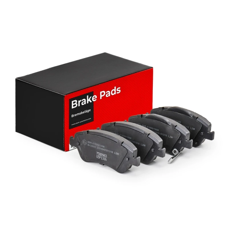 Image of STARK SKBP-0010278 Brake pad set Front Axle, with acoustic wear warning Brake Pad Set,disc brake (402)