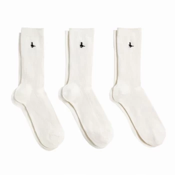 image of Jack Wills Meadowcroft Multipack Socks 3 Pack - White