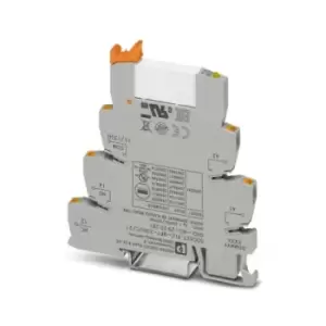 image of Phoenix Contact, 230V ac SPDT Interface Relay Module, DIN Rail PLC-RPT-230UC/21AU