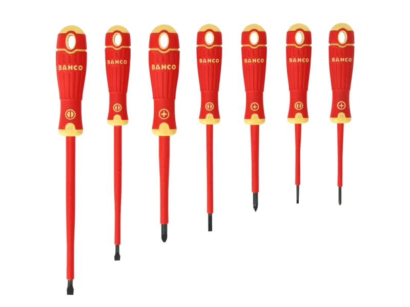 Image of Bahco B220.017 BAHCOFIT Insulated Screwdriver Set, 7 Piece B220.017