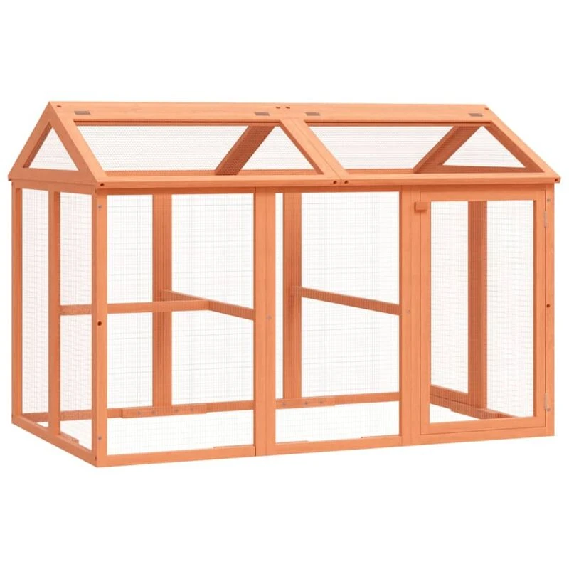 Image of VIDAXL Run Box Brown 141x94x104cm Solid Wood Pine Vidaxl 172302