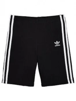 image of Boys, adidas Originals Cycling Shorts - Black, Size 11-12 Years