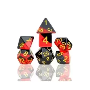 Image of Brimstone Polyhedral Dice Set - Sirius Dice