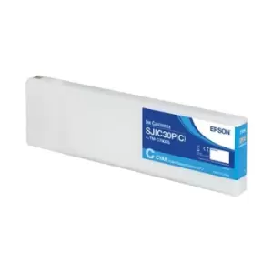 Image of Epson SJIC30P Cyan Ink Cartridge
