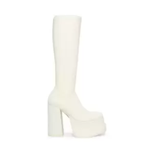 image of Steve Madden Cypress Knee High Boot - White