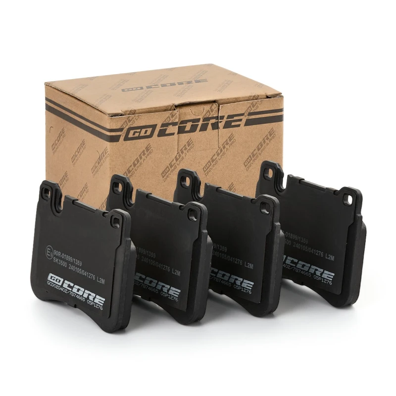 Image of goCORE GCD020402 Brake pad set prepared for wear warning indicator, Photo corresponds to scope of supply Brake Pad Set,disc brake (402)