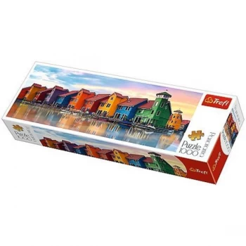 image of Trefl Panorama Gromigen Netherlands Jigsaw - 1000 Piece