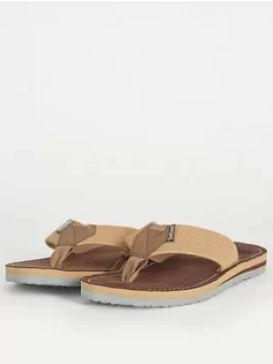 Barbour Toeman Sandal, Sand, Size 11, Men