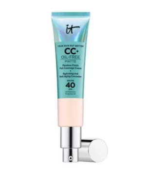 image of IT Cosmetics Your Skin But Better CC+ Oil-Free Matte with SPF 40 Fair Ivory