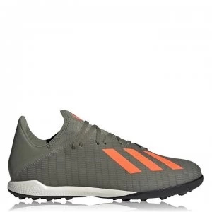Image of adidas X 19.3 Astro Turf Trainers - Leg Green/Orange