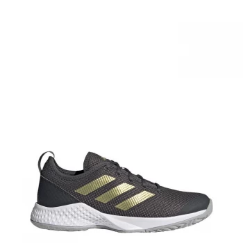 image of adidas APAC Halo Womens Multi-Court Tennis Shoes Womens - Grey Six / Gold Metallic / Clo