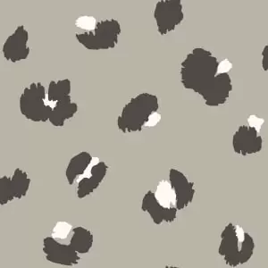 Holden Decor Large Leopard Spot Taupe Wallpaper - 10.05m x 53cm