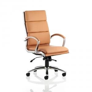 Adroit Classic Executive Chair With Arms High Back Tan Ref EX000008