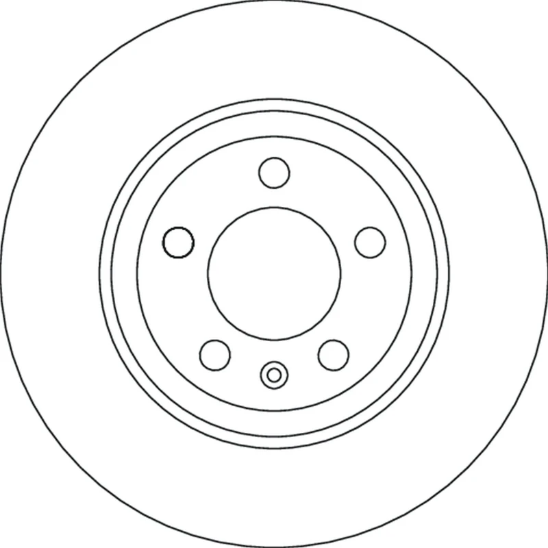 Image of Brake disc TRW DF4624