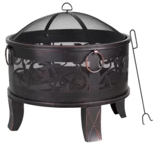 image of Fire Pit Steel Round 66cm