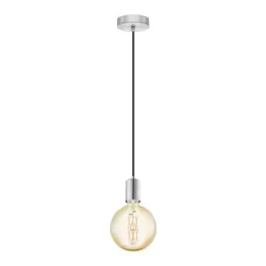 image of Eglo Yorth Ceiling Pendant Light, Satin Nickel