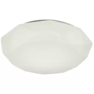 image of White Diamonde ceiling lamp 1 bulb 11cm