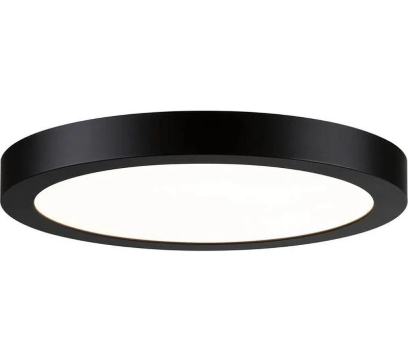 Image of PAULMANN Abia Round LED Ceiling Lamp - Black 4000870709849