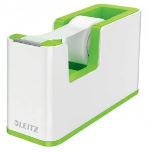 image of Leitz WOW Tape Dispenser Dual Colour White/Green