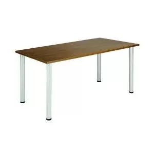 Image of One Fraction Plus Rectangular Meeting Table - Dark Walnut