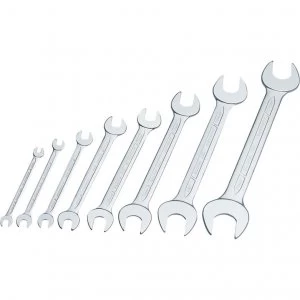 image of Elora 8 Piece Long Open End Spanner Set Imperial