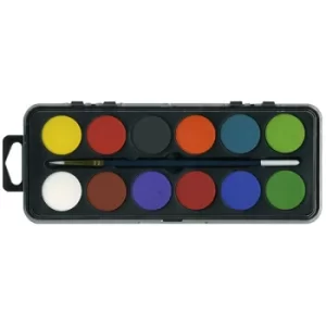 image of Major Brushes 12-disk Watercolour Set